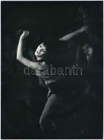 cca 1970 Balett, 7 db vintage fotó, 6,5x9,5 cm és 18x24 cm