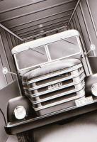 Teherautókat ábrázoló felvételek, 5 db szabadon felhasználható vintage negatív, 5x4 cm és 6x7 cm köz...