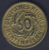 Német Birodalom/Weimari Köztársaság 1924A 50 Rentenpf érdekes tévveret peremtöbblettel T:3+