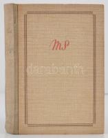 Márai Sándor: Bolhapiac. Bp., 1944, Révai. Kiadói félvászon kötés, kissé viseltes, javított, sérült ...