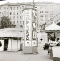 cca 1970 Budapest, Moszkva tér, 3 db szabadon felhasználható vintage negatív, 6x6 cm