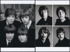 cca 1968 Beatles fotók, Fekete György (1904-1990) budapesti fényképész hagyatékából, 2 db mai nagyítás, 15x10 cm