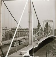 cca 1967 Budapesti villamosok éjjel-nappal, 3 db szabadon felhasználható vintage negatív, 6x6 cm