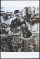 Villamosok Budapesten, Fekete György (1904-1990) budapesti fényképész gyűjtéséből, 4 db mai nagyítás...