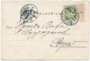 Budapest VI. Váci körút, villamos. Walter Haertel kiadása (EK)