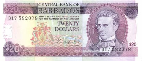 Barbados 1973. 20$ T:I