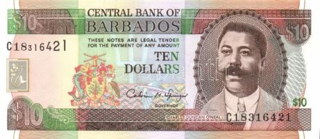 Barbados 1986. 10$ T:I