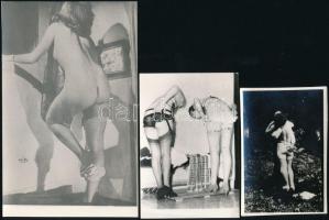 7 db erotikus fotó, 8x5,5 és 14x9 cm közti méretben