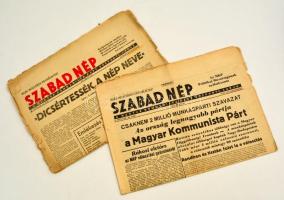 1947 a Szabad Nép 5. évf. 62. és 198. lapszáma (márc. 15., szept. 2.) aktuális hírekkel, pl. a választási eredményekről