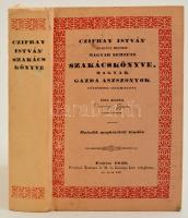 Czifray István szakács mester magyar nemzeti szakácskönyve. Bp., 1985, Állami Könyvterjesztő Vállalat. Reprint! Kiadói kartonált papírkötésben, kissé sérült gerinccel.