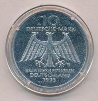 Németország 1995D 10M Ag "150 éve született Wilhelm Conrad Röntgen - 100 éves az X-sugár" ...