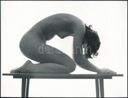 cca 1978 Aktfotók tétele, 4 db vintage fénykép, jelzés nélkül, 9x12 cm és 18x24 cm között / 4 erotic...