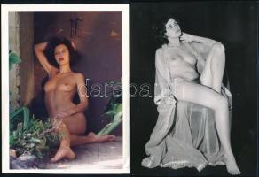 cca 1976-1990 Rabul ejtett tekintetek, 5 db vintage fotó erotikus témákról, 9x13 cm és 19x14 cm között