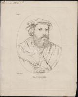 cca 1830 Nepomuk Muxel (1790-1870): 5 db rézkarc, papír, jelzett a dúcon, 24x18 cm