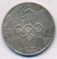 1972. "Olimpia - München" jelzetlen Ag emlékérem. Szign.: KD (16,42g/32,5mm) T:2 patina