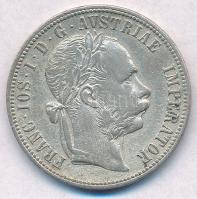 Ausztria 1891. 1Fl Ag Ferenc József T:2- Austria 1891. 1 Florin Ag Franz Joseph C:VF  Krause KM#2222