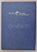 Mongólia 2008. 100T ezüstözött Cu, multicolor festett "A világ hét új csodája sorozat" (7x...