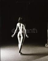 cca 1978 Műtermi látomások, szolidan erotikus felvételek, 13 db vintage negatív, 6x6 cm