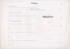 Budapest 1999. "Középületépítő Részvénytársaság" névre szóló dolgozói részvénye 10.000Ft é...