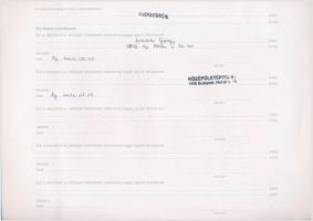 Budapest 1999. "Középületépítő Részvénytársaság" névre szóló dolgozói részvénye 10.000Ft é...