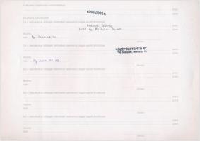 Budapest 1999. "Középületépítő Részvénytársaság" névre szóló dolgozói részvénye 10.000Ft é...