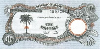 Biafra 1968-69. 10Sh T:I