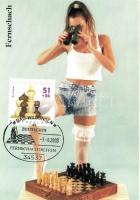 7 db modern erotikus sakk képeslap / 7 modern erotic chess postcards