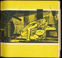 Babits Mihály: Jónás könyve. Kádár György illusztrációival. Bp., 1961, Magyar Helikon. Kiadói félbőr...