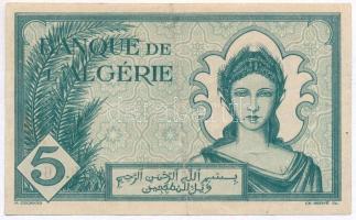 Algéria 1942. 5Fr T:II-,III
Algeria 1942. 5 Francs C:VF,F
Krause 91