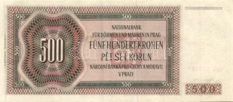 Cseh-Morva Protektorátus/német megszállás 1942. 500K T:I