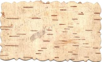 1940 Marosvásárhely, Targu Mures; egyedi készítésű nyírfakéreg emléklap az erdélyi bevonulásról, kis...