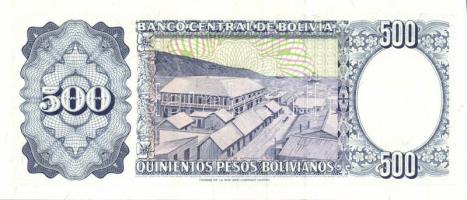 Bolívia 1981-84. 500B, 1000B, 5000B, 10.000B, 50.000B, 100.000B T:I
