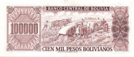 Bolívia 1981-84. 500B, 1000B, 5000B, 10.000B, 50.000B, 100.000B T:I