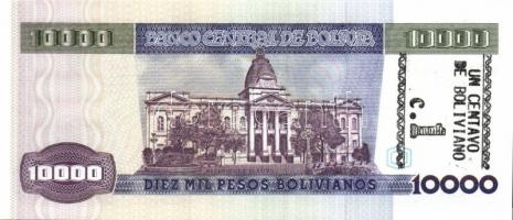 Bolívia 1987. 1c, 5c, 10c, 50c, 1B T:I