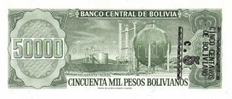Bolívia 1987. 1c, 5c, 10c, 50c, 1B T:I