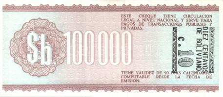 Bolívia 1987. 1c, 5c, 10c, 50c, 1B T:I