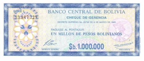 Bolívia 1987. 1c, 5c, 10c, 50c, 1B T:I