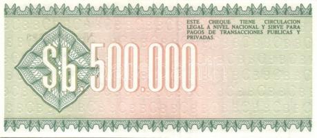Bolívia/La Paz 1984. 100.000PB, 500.000PB T:I