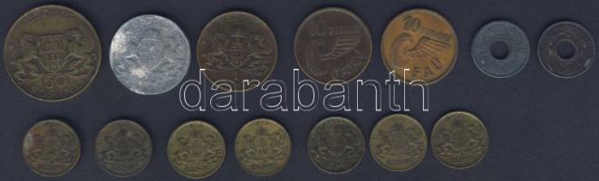 1945 előtt és után 14db (5klf) BSZKRT,FAÜ,FAKV közlekedési bárca Alu,Zn,Br benne jobbak! T:2,3 korr