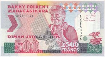 Madagaszkár 1993. 2500Fr T:I- Madagascar 1993. 2500 Francs C:AU