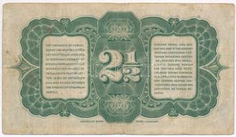 Holland Kelet-India 1943. 2 1/2G T:III-
Netherlands East Indies 1943. 2 1/2 Gulden C:VG
Krause 112