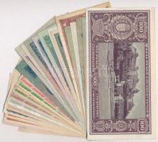 ~27db-os vegyes magyar bankjegy a korona, pengő és forint időszakból T:vegyes