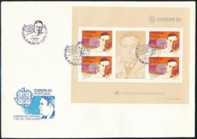 Europa CEPT block FDC Europa CEPT blokk FDC-n