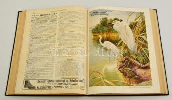 1928 a Nimród vadászújság 16. évfolyama, egybekötve, érdekes írásokkal, kopott vászonkötésben