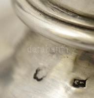 Ezüst (Ag.) szecessziós karafa pár (2 db), jelzett, mesterjeggyel, monogrammal, m:36 cm (2×), nettó:...