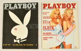 1989 Playboy magyar kiadás 1. évfolyam 1. és 2. számai