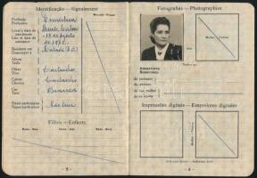 1954 Portugál útlevél