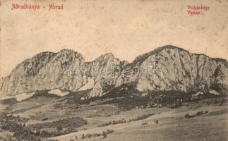 Abrudbánya, Abrud; Vulkán-hegy. Radó Boldizsár felvétele és kiadása / Vulcan mountain (fl)