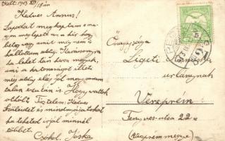 4 db régi osztrák-magyar katonai fotólap / 4 pre-1945 Austro-Hungarian K.u.K. military photo postcar...