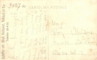 12 db régi fotó képeslap magyar labdarúgócsapatokról, foci. egy részük a hátoldalon feliratozva / 12...